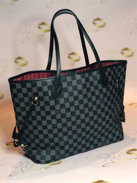 black damier louis vuitton neverfull|louis vuitton monogram neverfull.